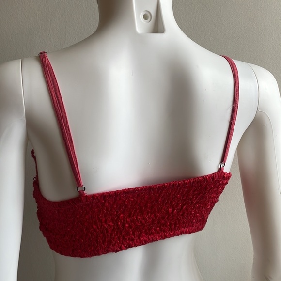 Red Free People Bra Size Small - Picture 9 of 9
